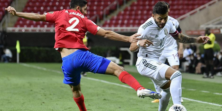 México y Costa Rica midieron fuerzas en el Estadio Akron.