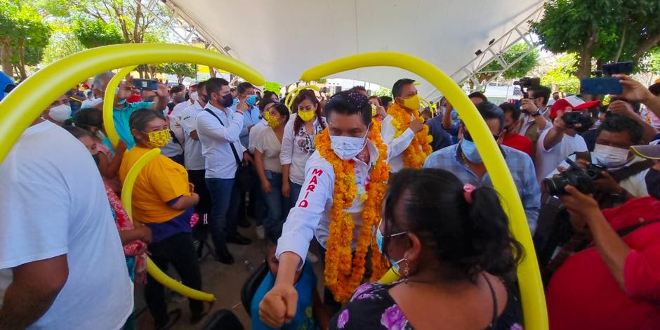 Mario Moreno Arcos, candidato a la gubernatura de Guerrero por coalición "Va por Guerrero".
