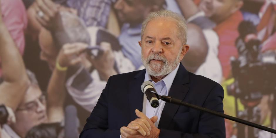 El aspirante a la presidencia de Brasil, Luiz Inácio Lula da Silva.