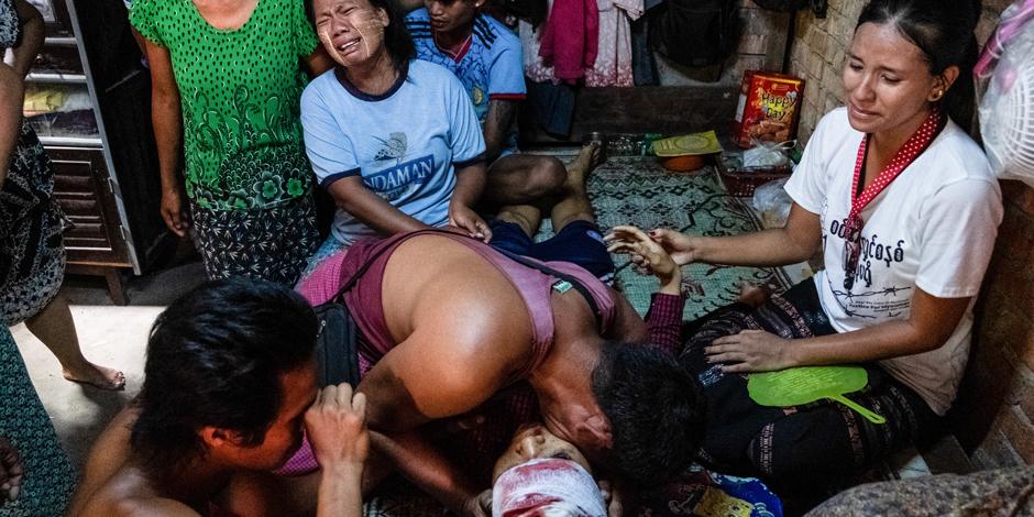 Militares asesinaron a más de 100 personas que protestaban contra el golpe de Estado de Myanmar.