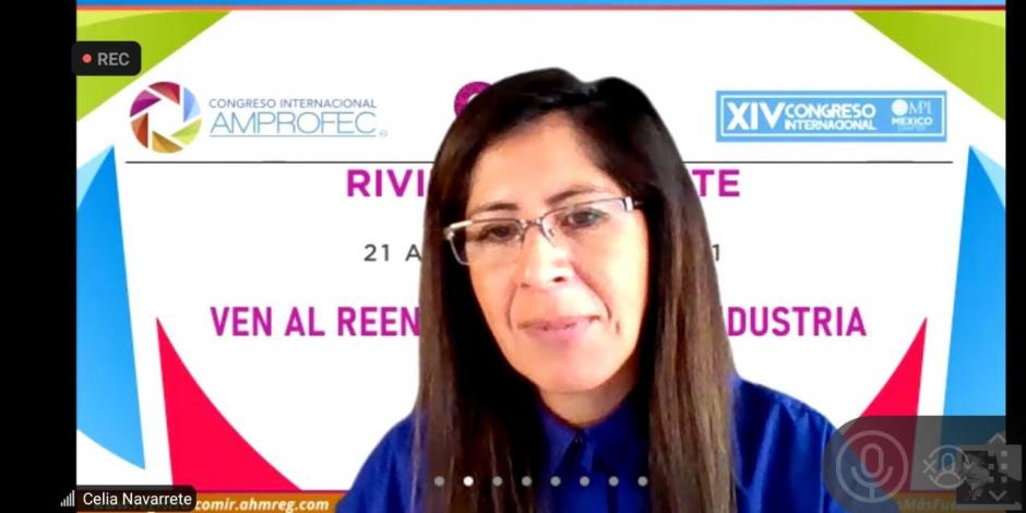 Celia Navarrete, presidenta de la Asociación Mexicana de Profesionales en Exposiciones, Ferias y Convenciones (AMPROFEC)