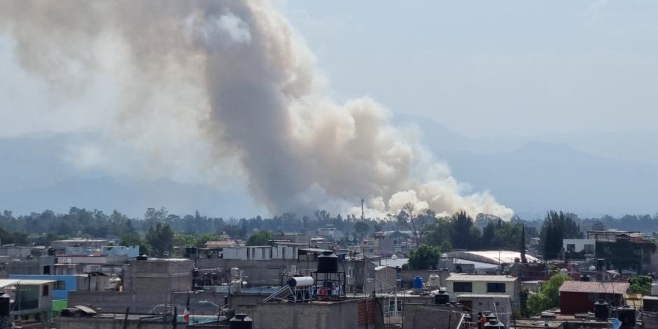 El día de hoy un fuerte incendio fue detectado en la alcaldía Iztapalapa, donde los bomberos de la CDMX ya se encuentra laborando