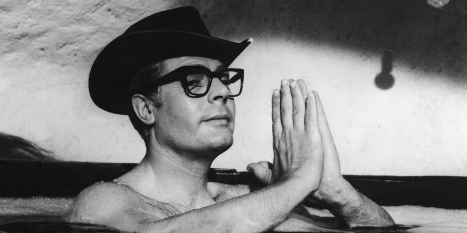 Fotograma del filme 8½, de Fellini, que conforma la exhibición.
