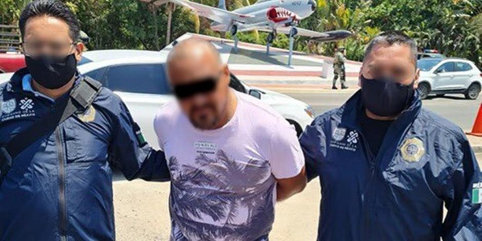 Fabián "N", uno de los 10 más buscados en la Ciudad de México, fue detenido en Acapulco, Guerrero..