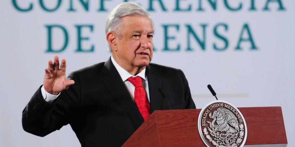 El presidente de México, Andrés Manuel López Obrador, el 8 de abril de 2021.