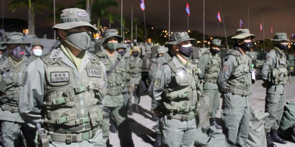 Elementos de la fuerza armada venezolana capturaron a miembros del cártel de Sinaloa en un enfrentamiento fronterizo