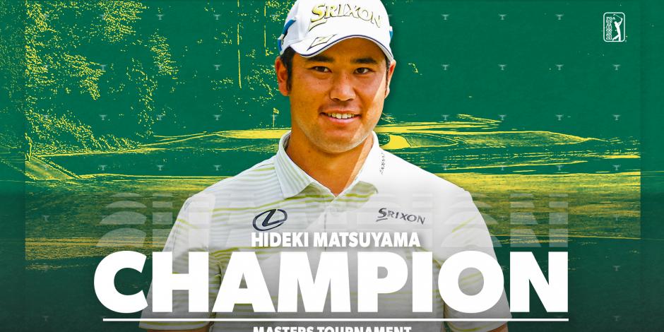 Hideki Matsuyama consiguió su primer Masters de Augusta