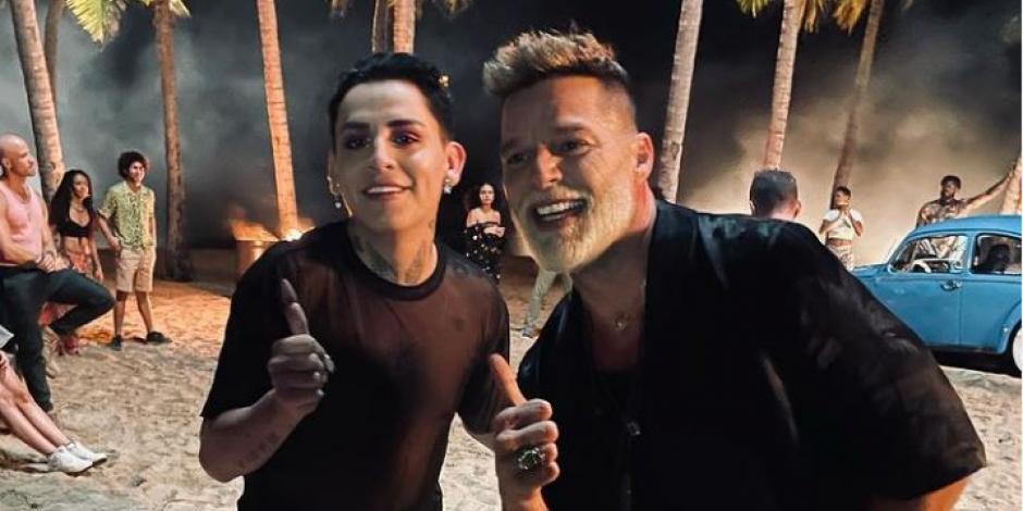 El TikToker Kunno apareció en el nuevo video de Ricky Martin y Carlos Vives