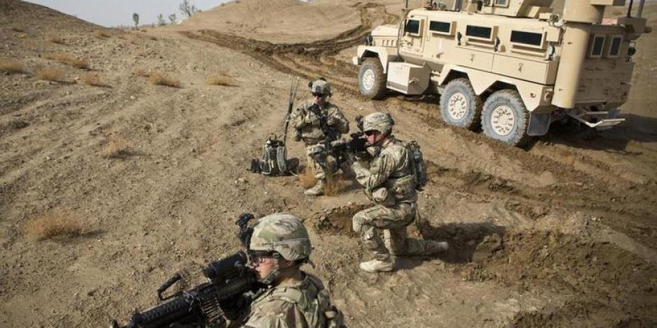 Soldados estadounidenses realizan un recorrido por la ciudad de Kandahar, en 2013.