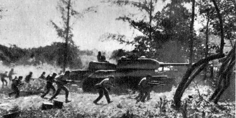 La Ofensiva lanzada cerca de la playa Girón, en 1961.