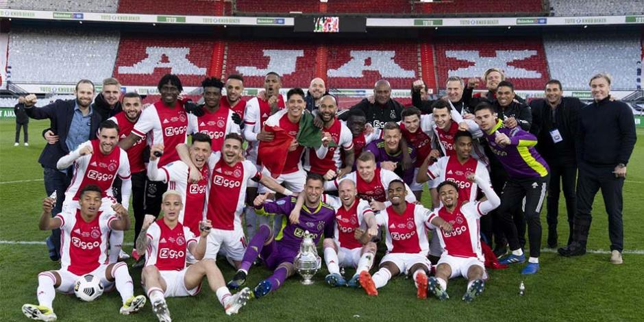 Edson Álvarez y el Ajax se consagran como campeones de la Copa de Países Bajos.