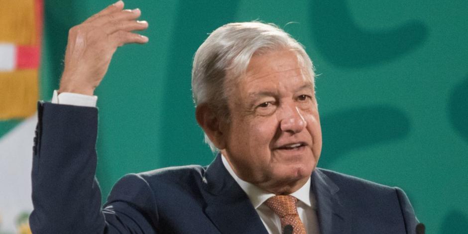 El Presidente Andrés Manuel López Obrador (AMLO), el 19 de abril de 2021.