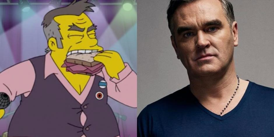 Así fue la parodia de Morrissey que se hizo en Los Simpson.