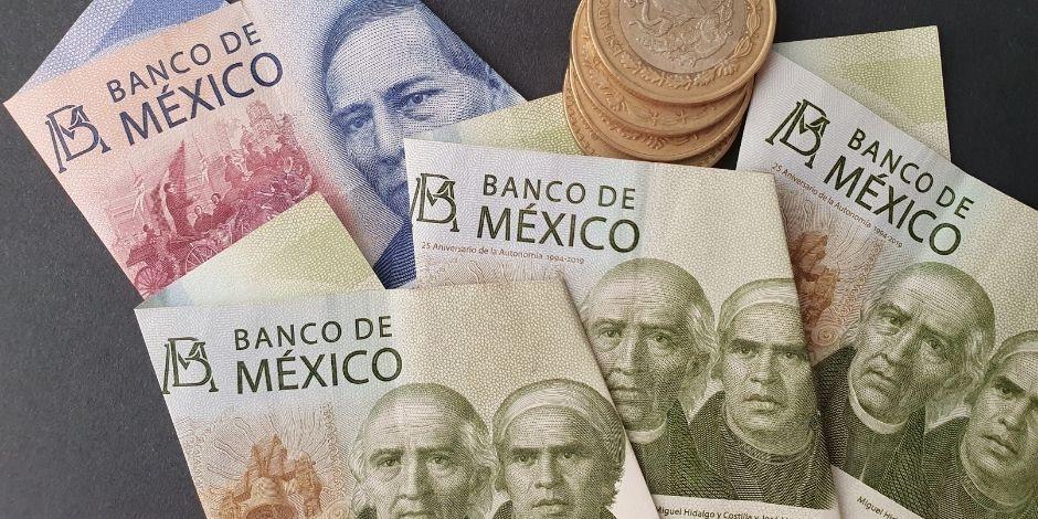 El peso mexicano se fortaleció en operaciones internacionales.