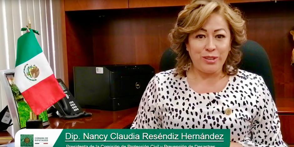Diputada del PES, Nancy Claudia Reséndiz