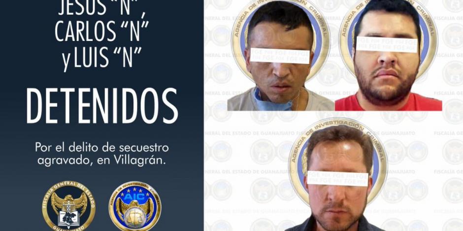 La Fiscalía General del Estado de Guanajuato informó de la detención de Jesus "N", mejor conocido como "El Triste".