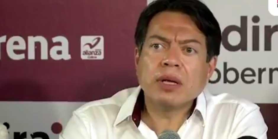 Mario Delgado Carrillo, de Morena, pide retirar derechos políticos a Saúl Huerta