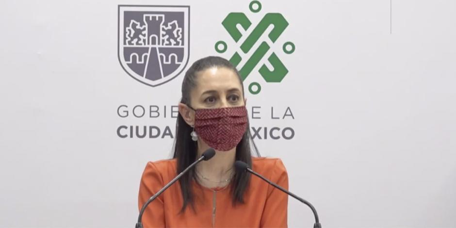 Claudia Sheinbaum, jefa de gobierno de la Ciudad de México.