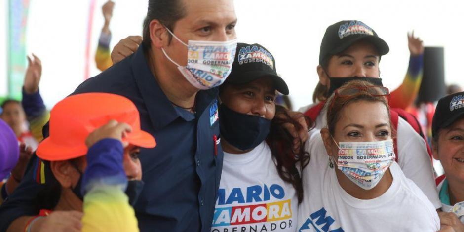 Mario Zamora, candidato de la alianza del PRI, PAND y PRD por la gubernatura de Sinaloa.