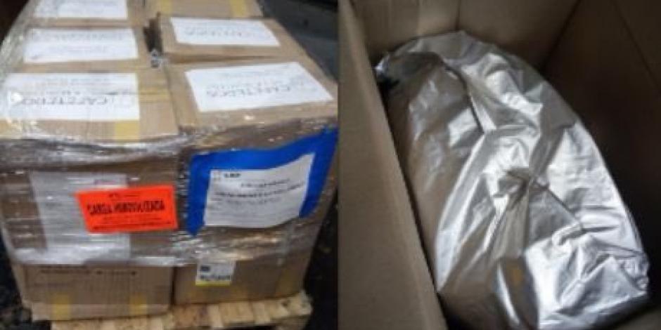Se aseguraron mil 190 kilogramos de cocaína procedentes de Medellín, Colombia