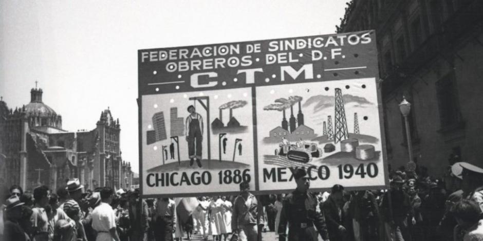 Desde 1913 se realizan movilizaciones en México con motivo del Día del Trabajo