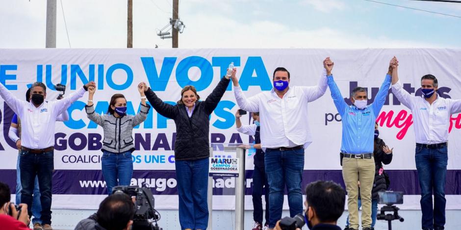 Maru Campos continúa recorriendo el Chihuahua con los auto-mítines