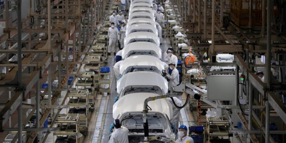 Producción de vehículos a nivel mundial.