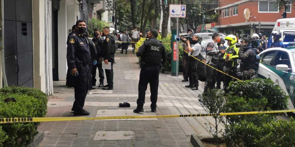Hoy se reportó una balacera en la Zona Rosa, en la Ciudad de México.