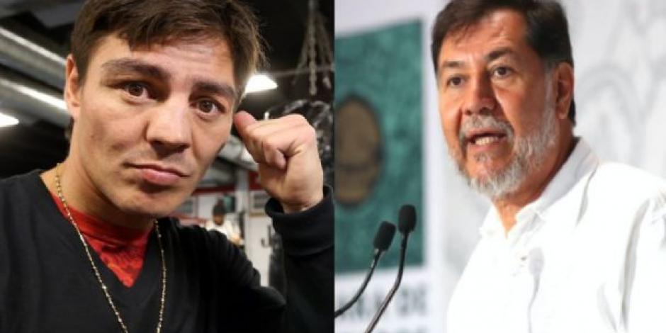 Jorge Arce, fue boxeador profesional; Gerardo Fernández Noroña, actualmente es diputado federal.
