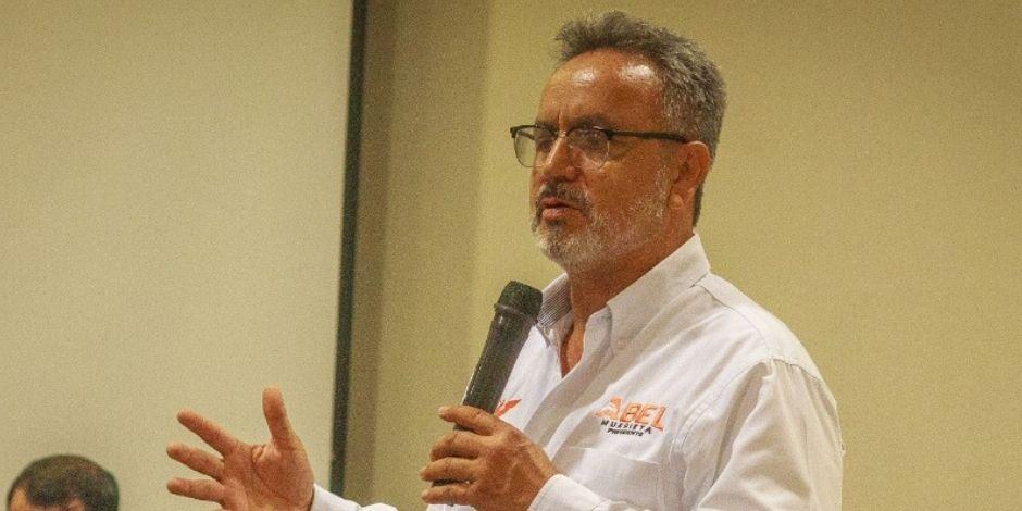 Abel Murrieta, candidato de Movimiento Ciudadano a la alcaldía de Cajeme, Sonora.