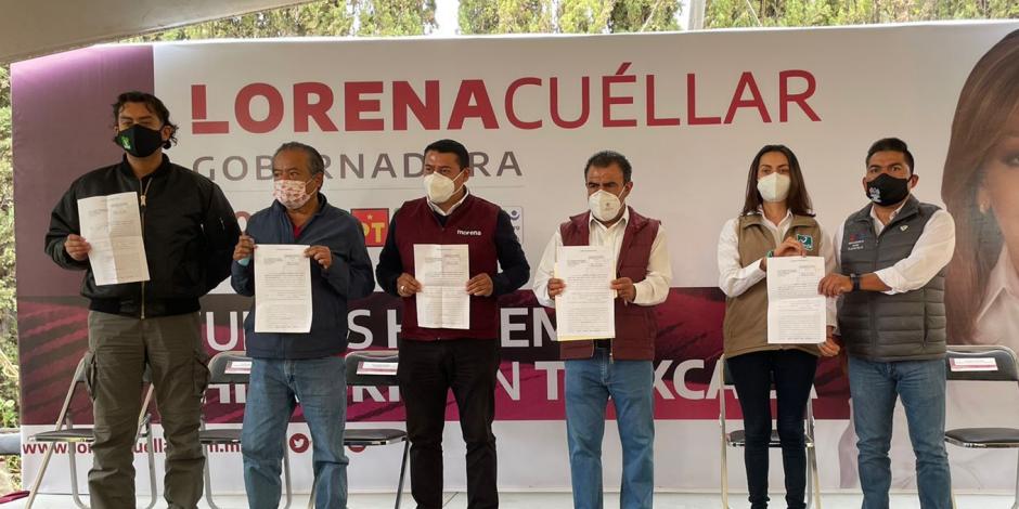 Denuncian ante la FGR y la FEPADE al Gobernador Marco Mena por favorecer con recursos públicos a la candidata de “unidos por Tlaxcala” Anabel Ávalos