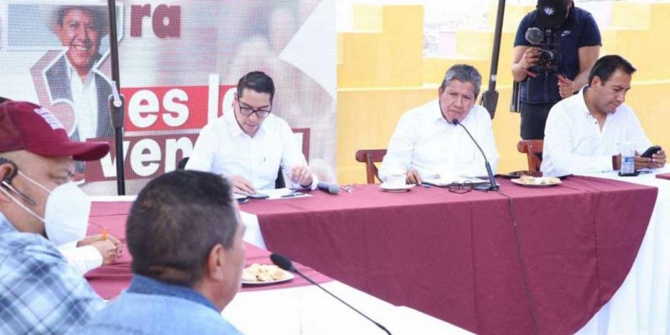 David Monreal, candidato a la gubernatura de Zacatecas, destacó que la participación de los migrantes zacatecanos será fundamental para detonar el desarrollo económico del estado.