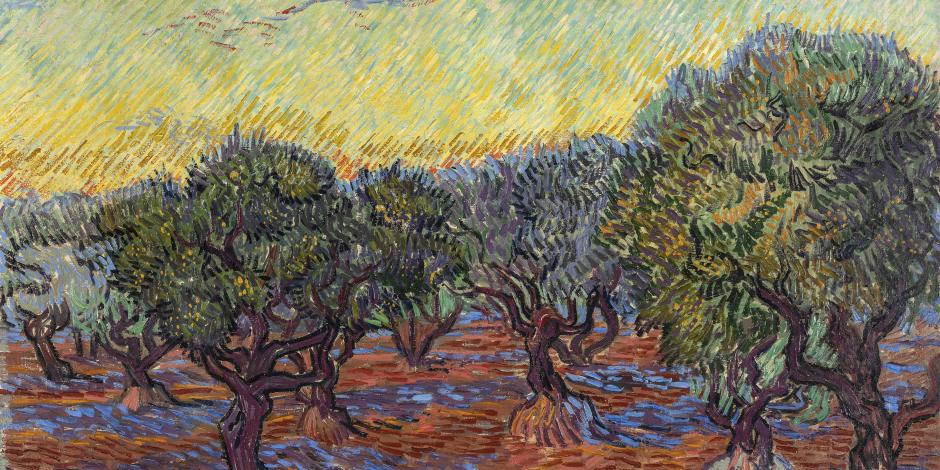 "Olive Grove", obra de Van Gogh que forma parte de la exposición que presenta el Museo de Arte de Dallas.