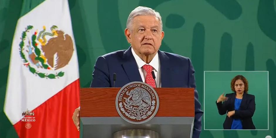 AMLO, Presidente de México, encabeza este miércoles 26 de mayo, desde Palacio Nacional, la mañanera.