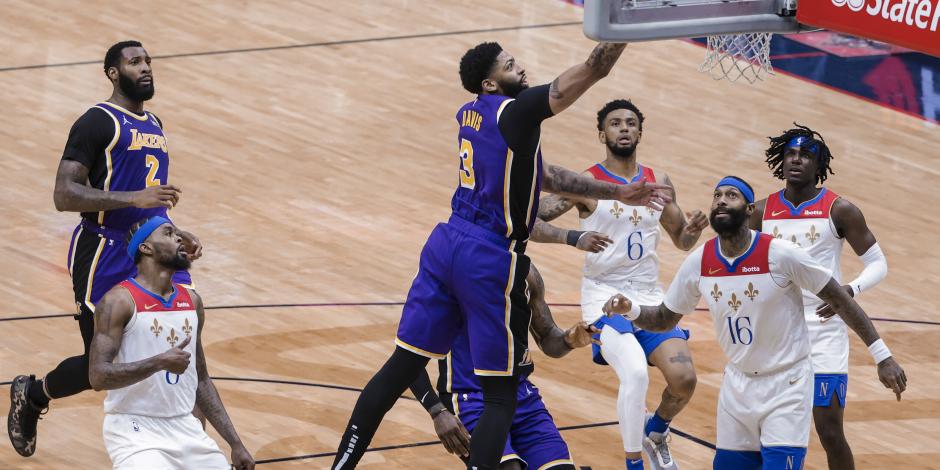 Los Lakers vencieron a los Pelicans en su último juego de la fase regular de la NBA el pasado 16 de mayo.