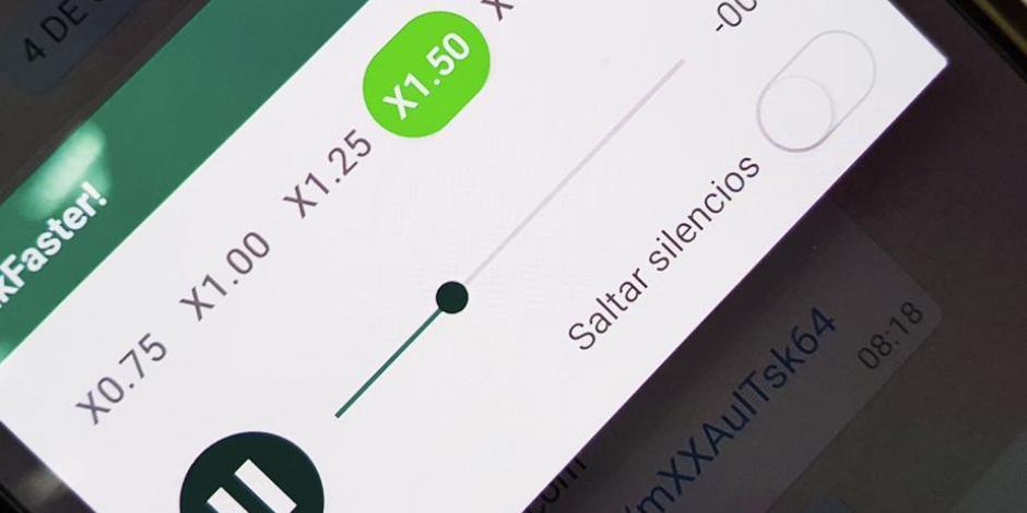 WhatsApp tiene una nueva función para acelerar audios
