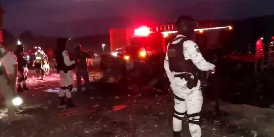 Estalla polvorín en Sanctórum, Tlaxcala; reportan 4 muertos y 15 lesionados