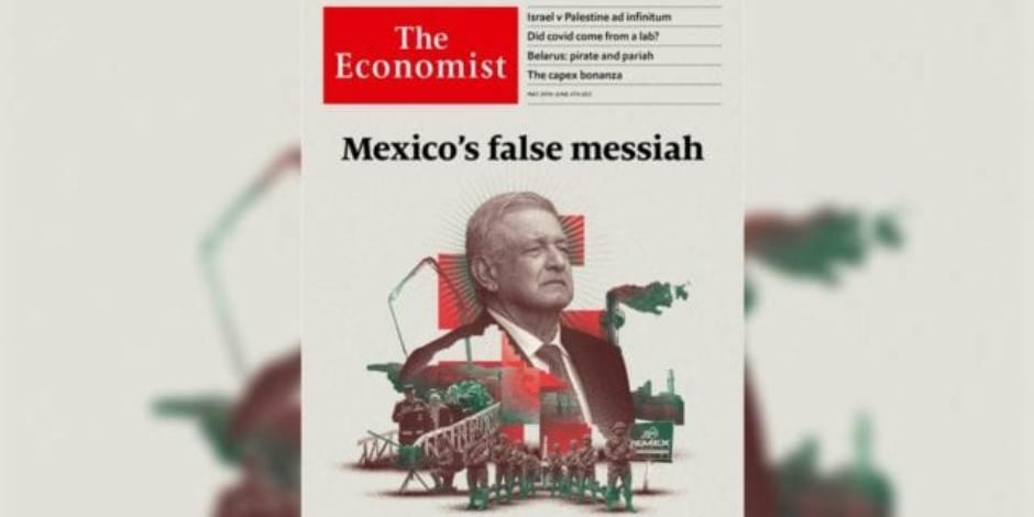 Ebrard acota que The Economist ha publicado artículos en los que se invita a votar en contra de AMLO y Morena, lo que en palabras del canciller "sorprende no por la posición ideológica de su medio, sino por su virulencia y fragilidad argumentativa"