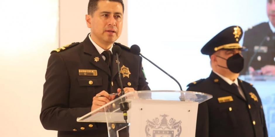 Israel Patrón Reyes, titular de la SSP Michoacán, también descartó que la quema de vehículos esté relacionada con el proceso electoral.