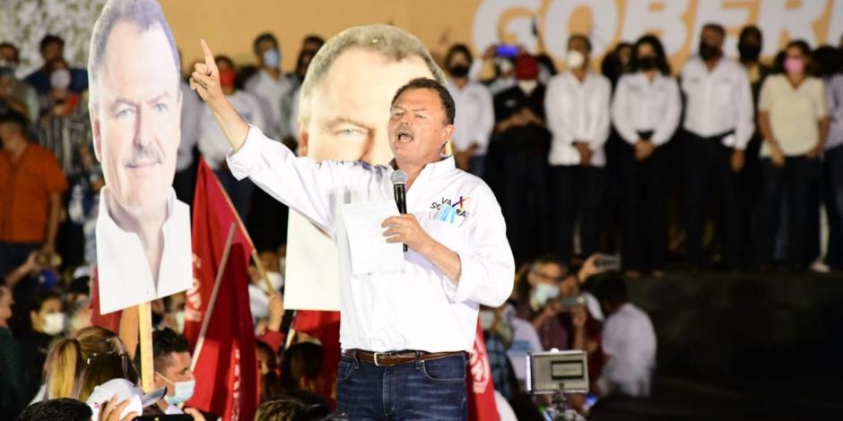 Ernesto el “Borrego” Gándara, candidato de la alianza “Va por Sonora”.