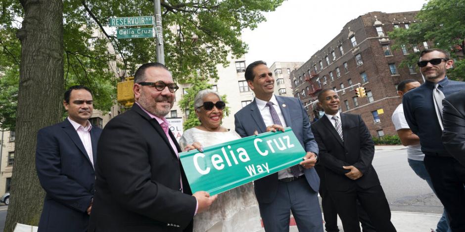 Celia Cruz ya tiene su propia calle en Nueva York