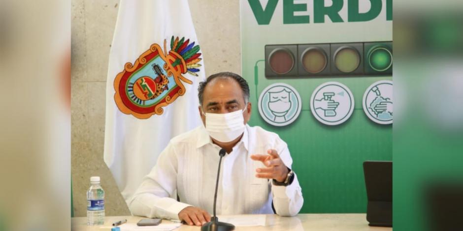 Héctor Astudillo informó que la vacunación contra COVID-19 para personas de más de 40 años comenzará este jueves.
