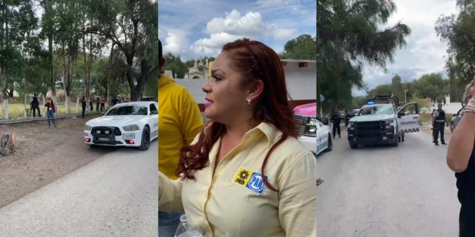 Candidata de PAN-PRD en San Luis Potosí sufre ataque de grupo armado; denuncia que la Guardia Nacional no hizo nada.