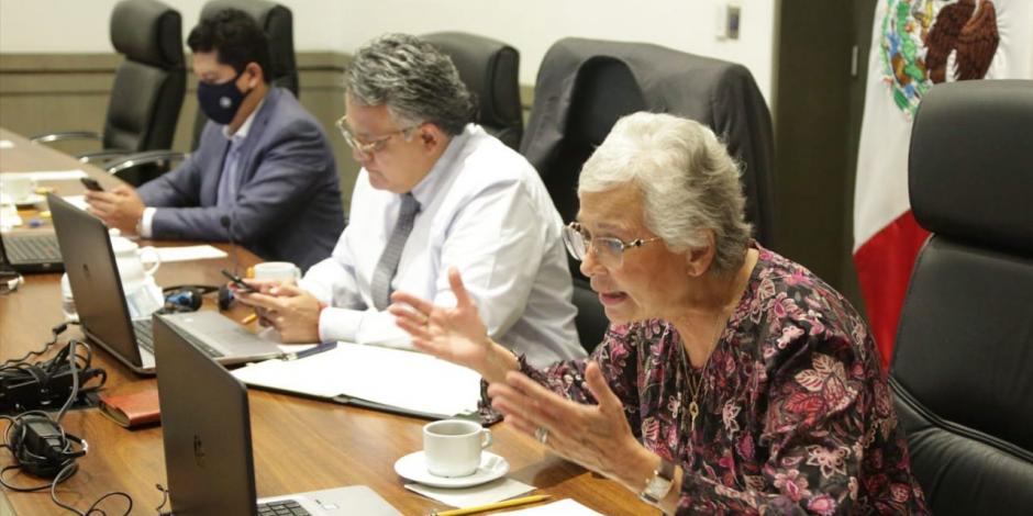 La secretaria de Gobernación, Olga Sánchez Cordero, afirma que la mayoría de los ataques contra candidatos no se relacionan con las elecciones