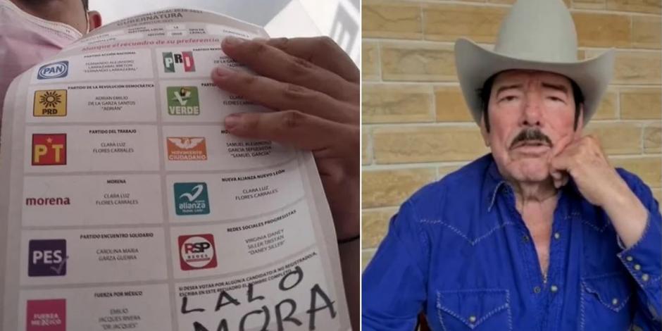 Lalo Mora invita a sus fans "bonitas y borrachos" a votar... lo hacen por él