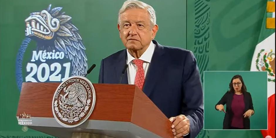AMLO, Presidente de México, encabeza este jueves 10 de junio, desde Palacio Nacional, la mañanera.