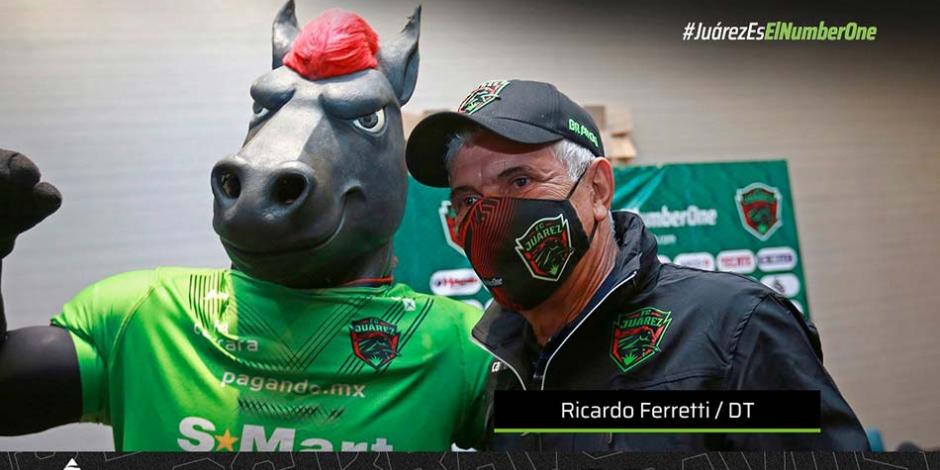 "Tuca" Ferretti llega a Juárez para ayudarlos en la quema del descenso.