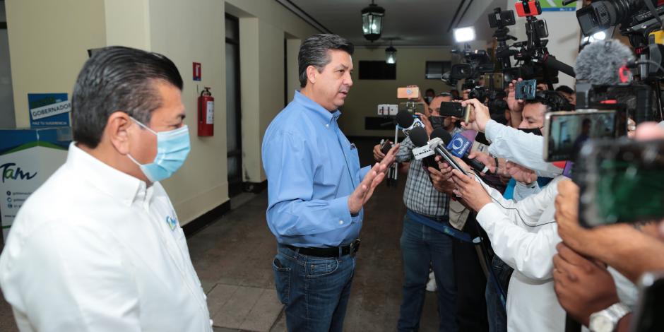 En la imagen, el gobernador de Tamaulipas, Francisco Javier García Cabeza de Vaca