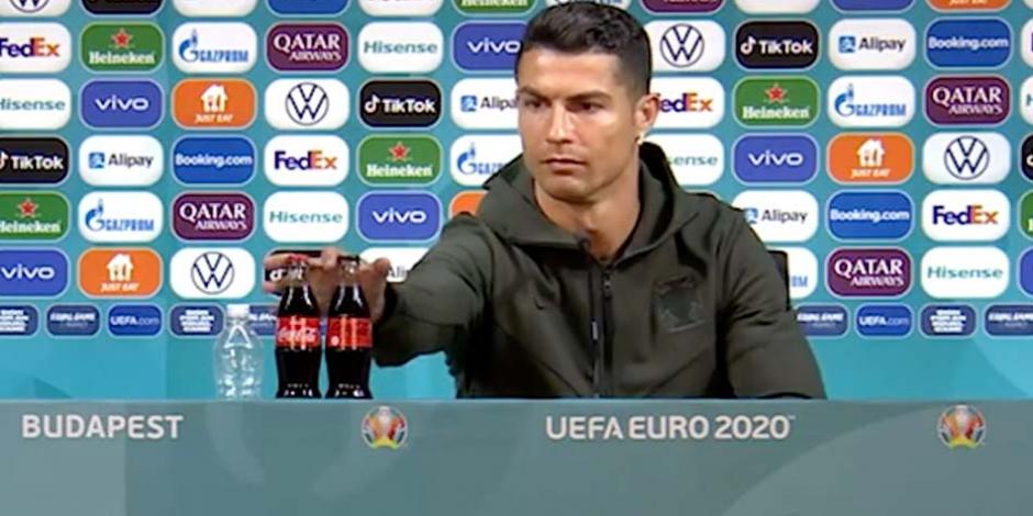 Cristiano Ronaldo en conferencia de prensa de cara a su debut en la Eurocopa.