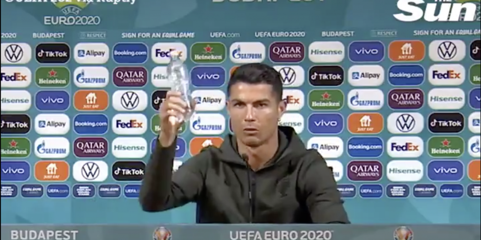 Cristiano Ronaldo, en conferencia de prensa.